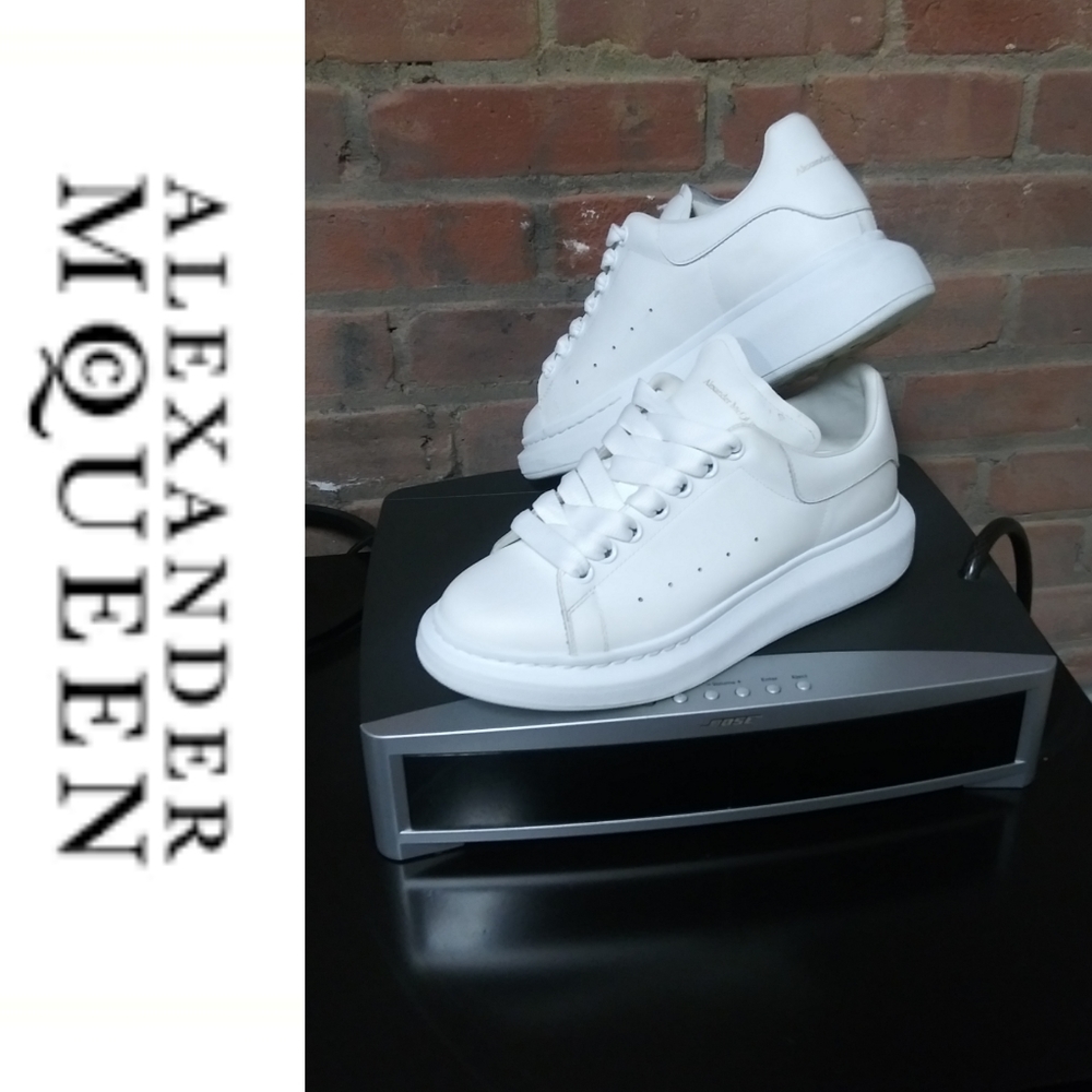 Alexander McQueen | White Chunky Sneakers  - PRICE DROP